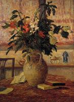 Maufra, Maxime - A Bouquet of Flowers in front of a Window